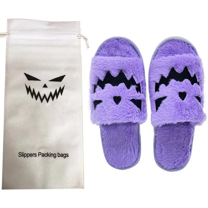 Fluffy's™ Halloween Spooky Slippers Suitable For Everyone Men, Women and Kids