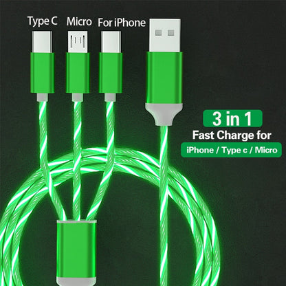 Glowing LED Phone Charger