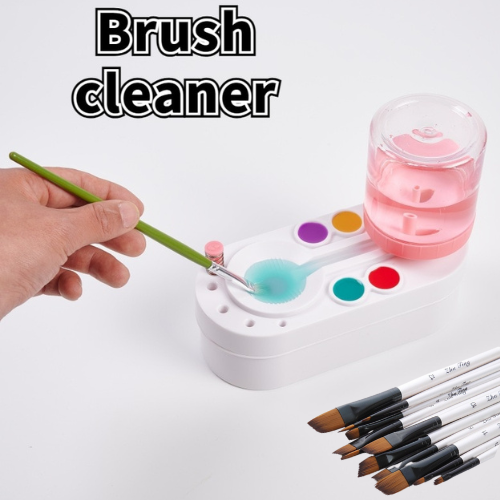 Fresh Start™ Paint Brush Cleaner + 12 Pack Of Nylon Hair Paint Brush Included